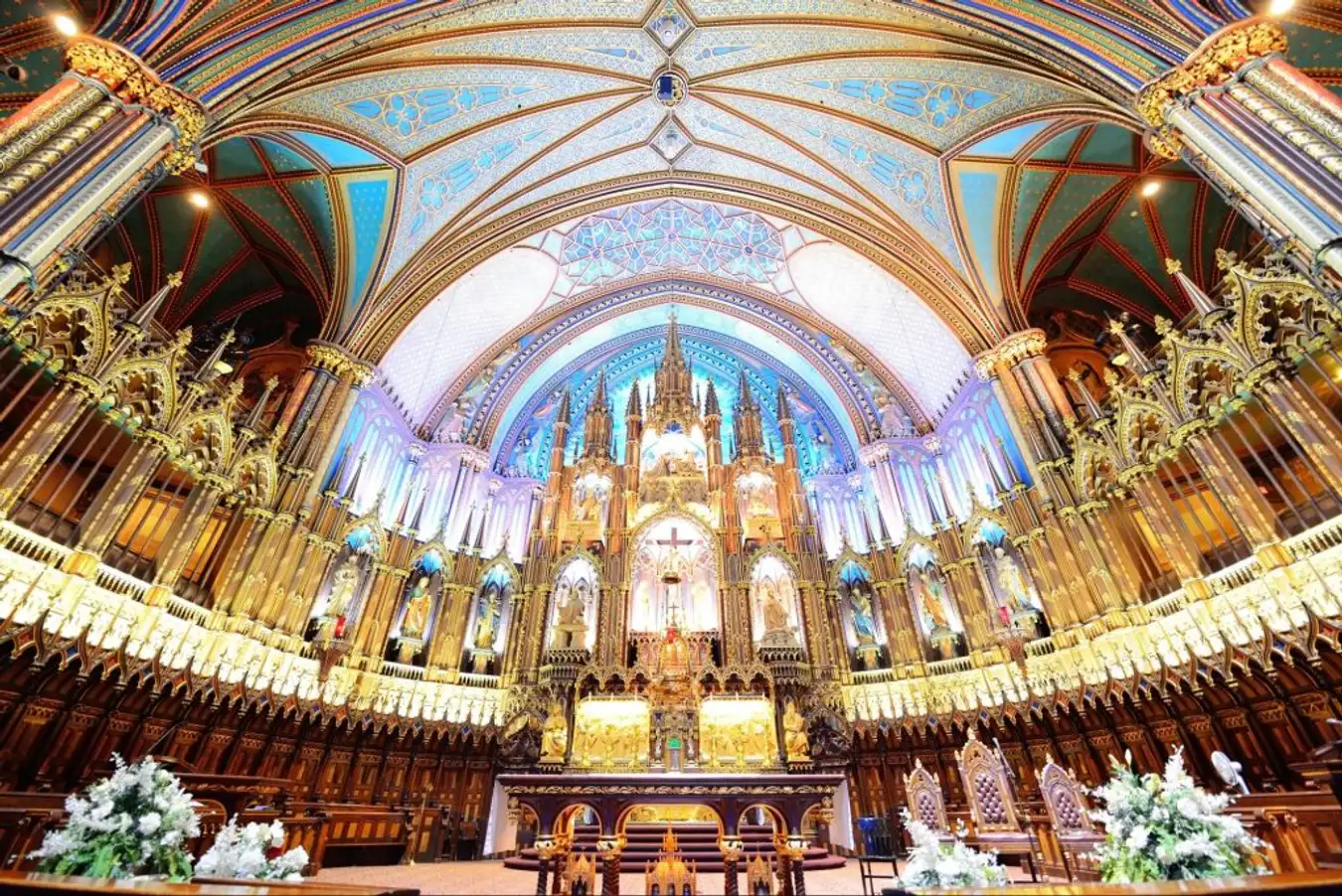 ชมความงามวิหารนอร์ธเทอดาม (Notre Dame Basilica of Montreal)